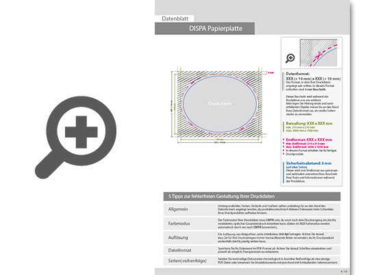 Product Bild dispa_papierplatten_oval_(oval_konturgefr__st)___einseitig_4_0-farbig_bedruckt