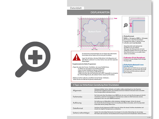 Product Bild displaykarton_in_button-form_konturgefr__st___einseitig_4_0-farbig_bedruckt